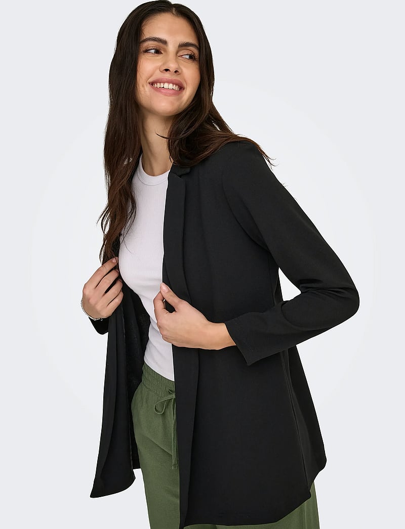 JDY - JDYGEGGO LIFE L/S BLAZER JRS NOOS - enkelknäppta kavajer - black - 5