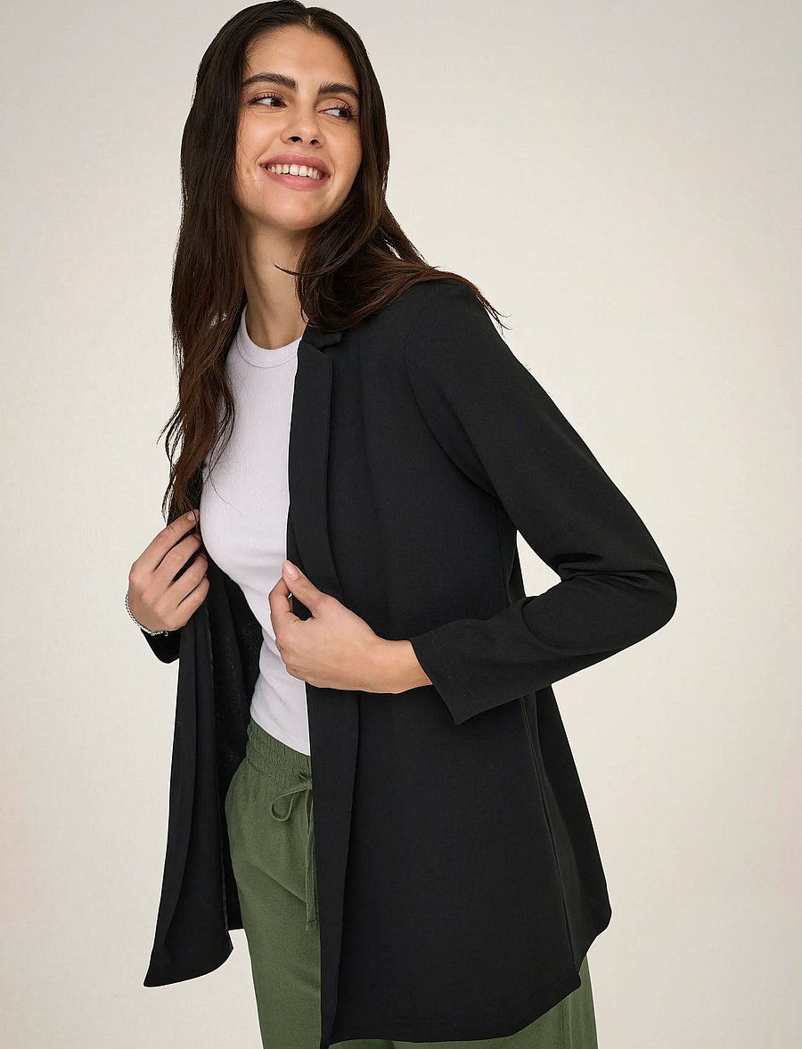 JDY - JDYGEGGO LIFE L/S BLAZER JRS NOOS - blazers à fermeture droite - black - 5