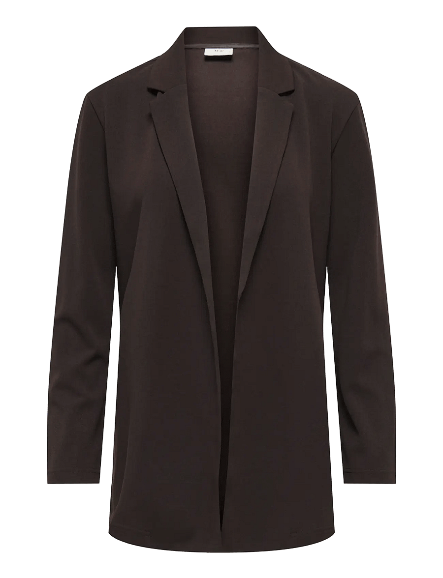 JDY - JDYGEGGO LIFE L/S BLAZER JRS NOOS - Üherealised pintsakud - chocolate torte - 1