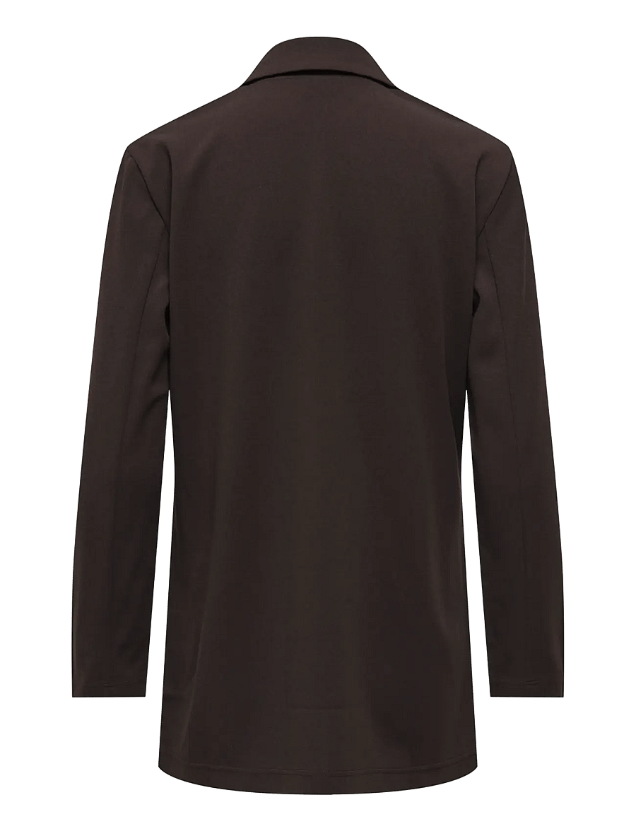 JDY - JDYGEGGO LIFE L/S BLAZER JRS NOOS - Üherealised pintsakud - chocolate torte - 2