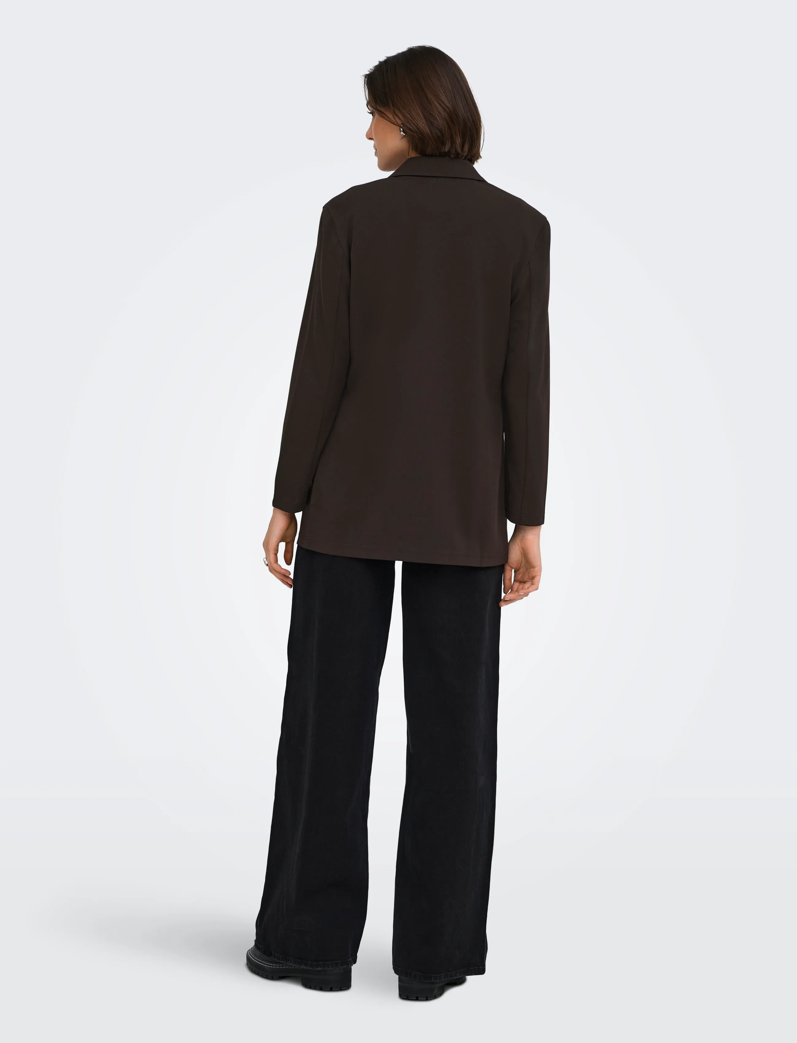 JDY - JDYGEGGO LIFE L/S BLAZER JRS NOOS - Üherealised pintsakud - chocolate torte - 3