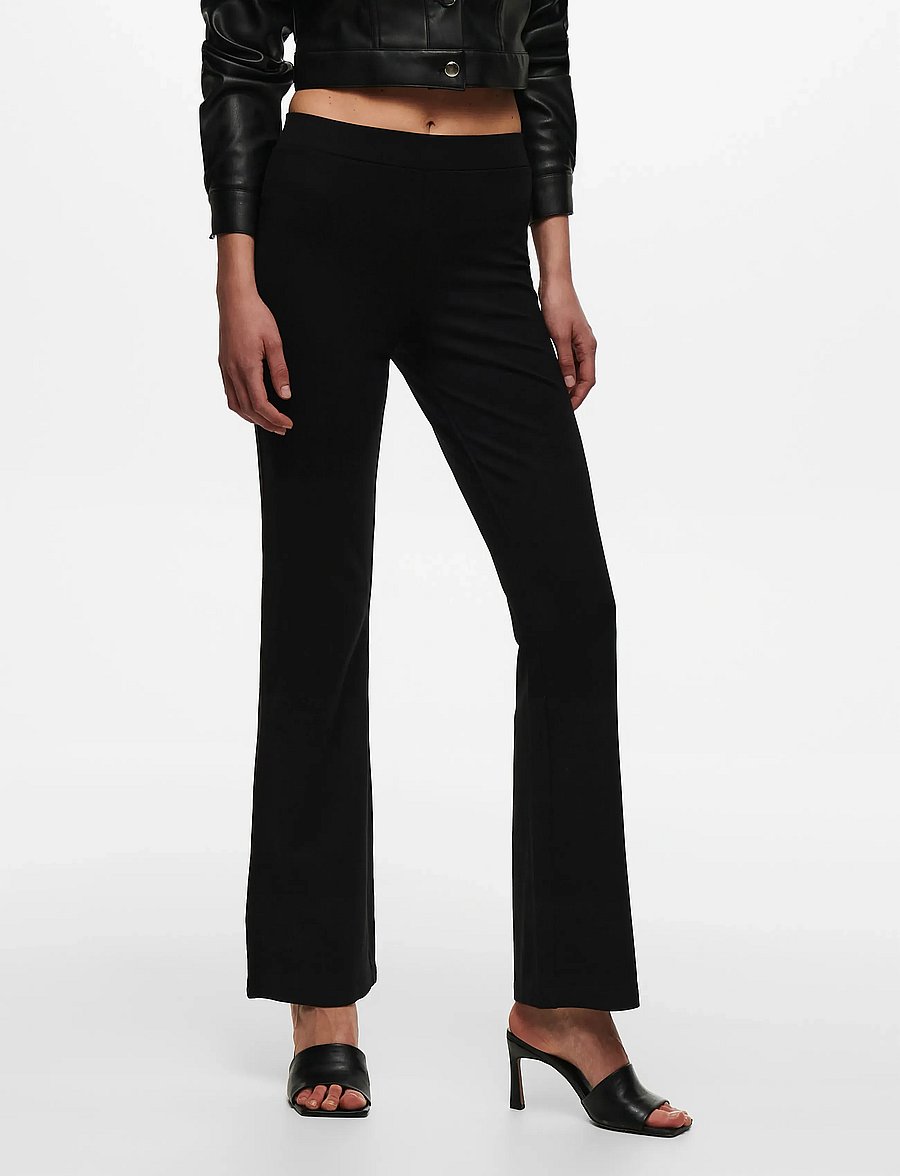 JDY - JDYPRETTY FLARE PANT JRS NOOS - black - 0