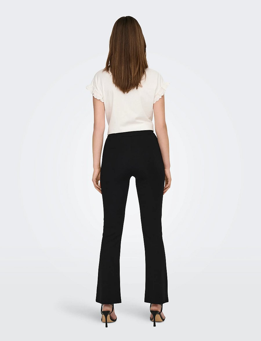 JDY - JDYPRETTY FLARE PANT JRS NOOS - black - 3