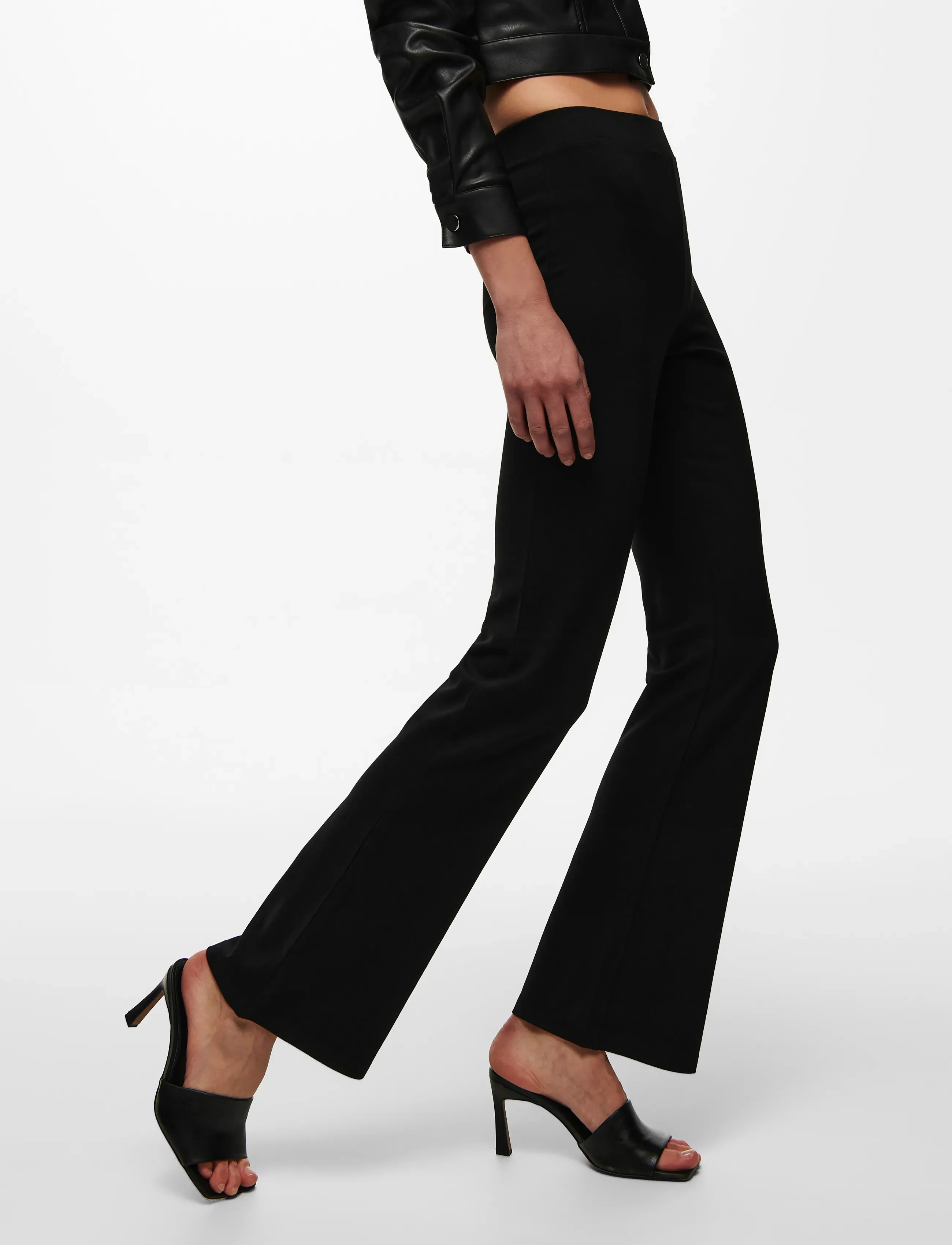 JDY - JDYPRETTY FLARE PANT JRS NOOS - black - 5