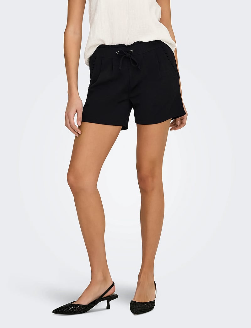 JDY - JDYNEW CATIA LIFE SHORTS JRS NOOS - lühikesed dressipüksid - black - 0