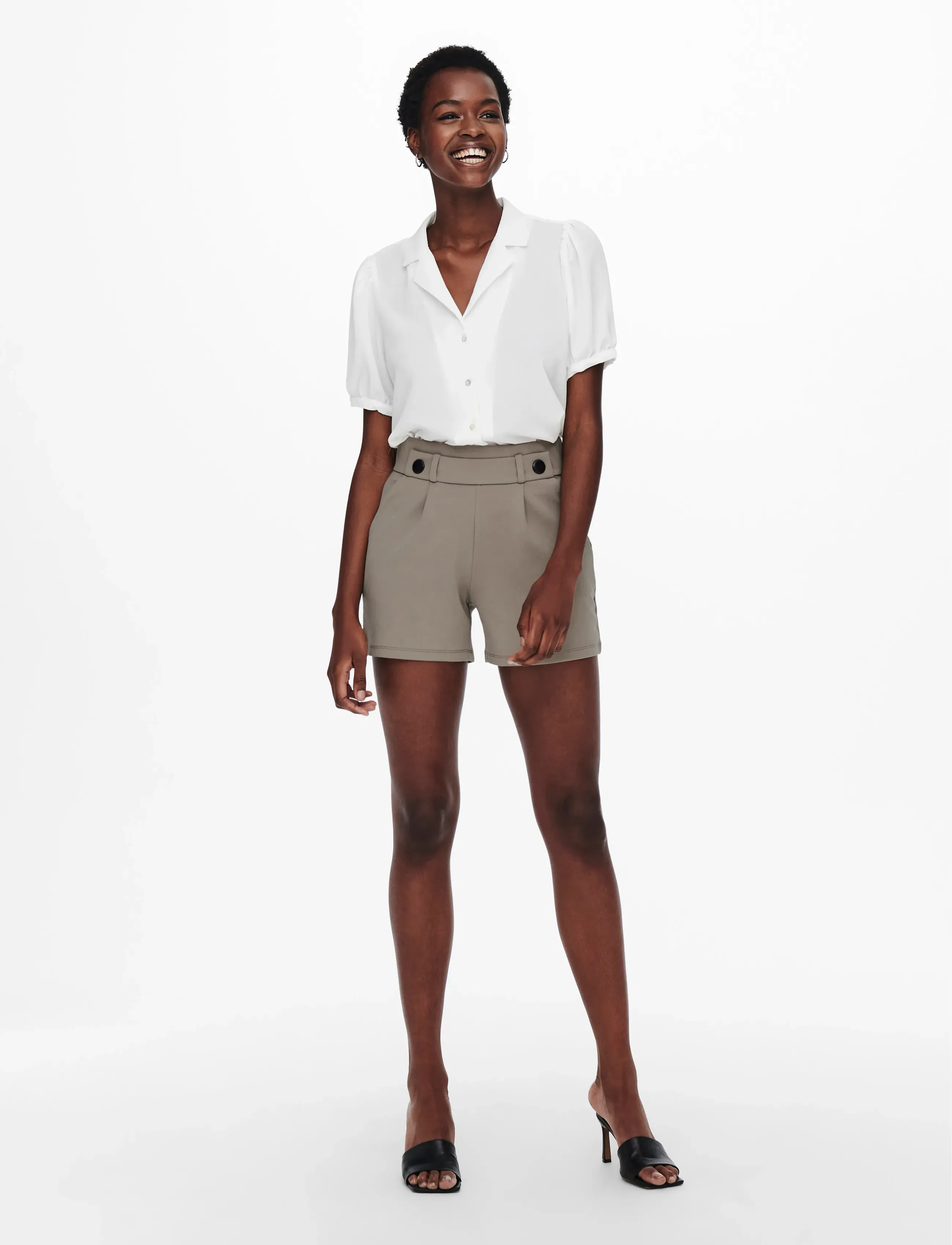 JDY - JDYGEGGO LIFE  SHORTS JRS NOOS - shorts casual - driftwood - 5