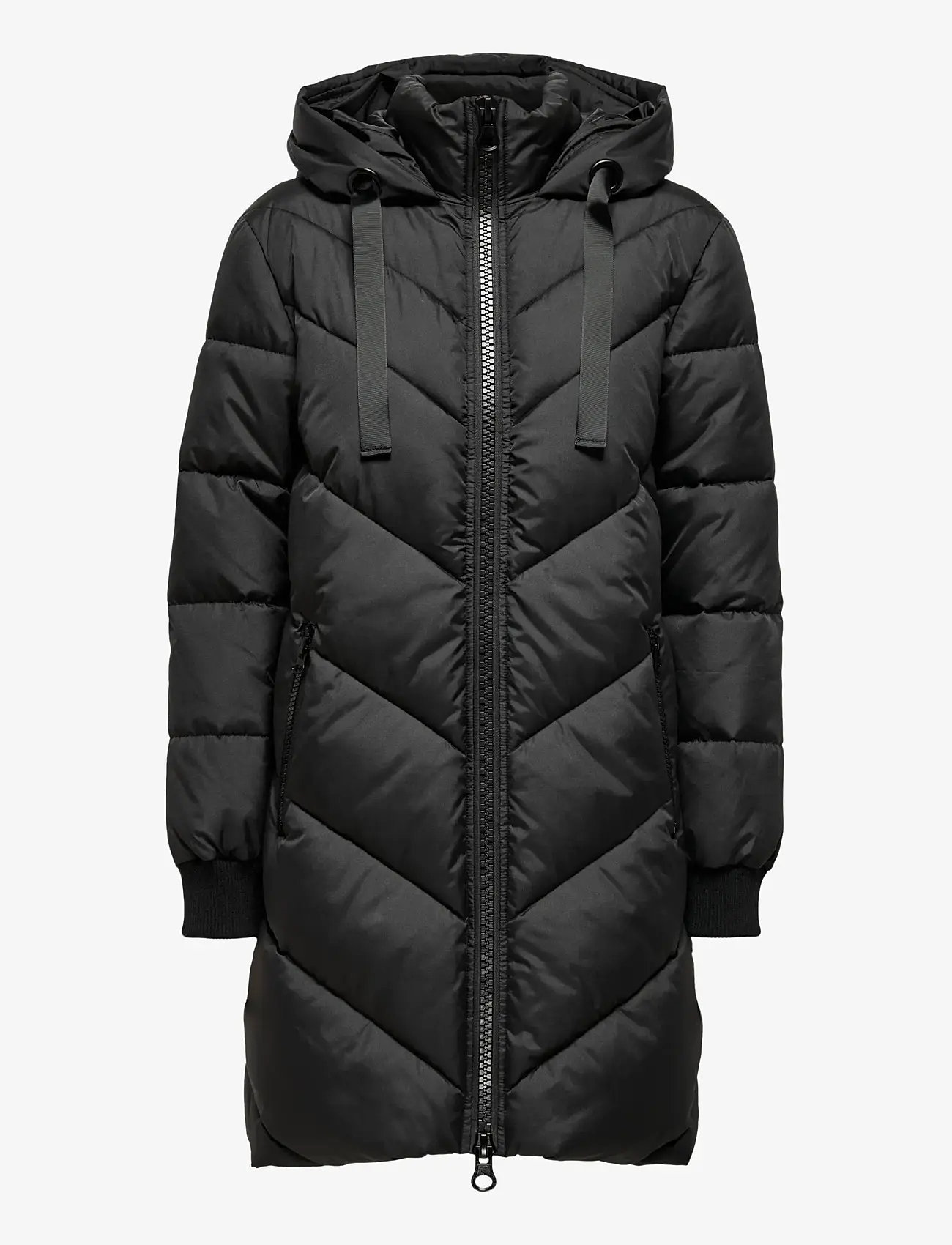 JDY JDYSKYLAR LIFE HOOD JACKET OTW NOOS - Gefütterte Jacken - BLACK / black