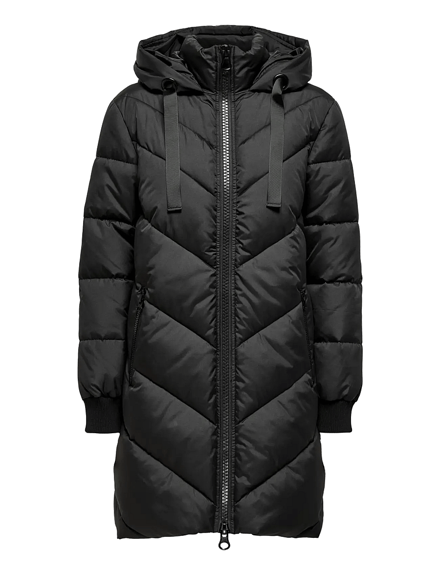 JDY - JDYSKYLAR LIFE HOOD JACKET OTW NOOS - vinterjakker - black - 1