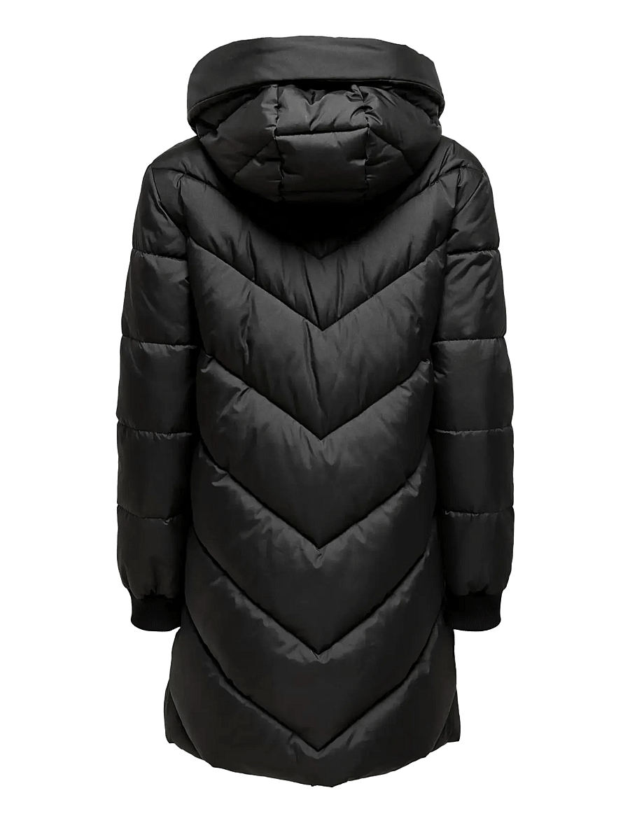 JDY - JDYSKYLAR LIFE HOOD JACKET OTW NOOS - vinterjakker - black - 2