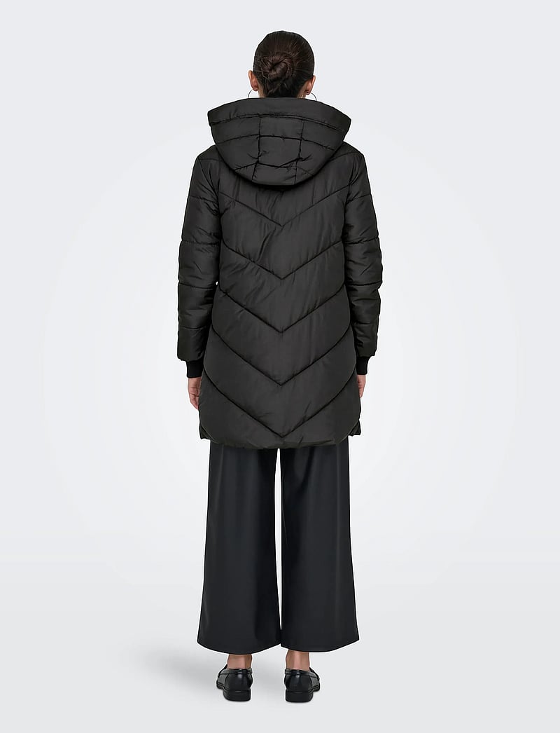 JDY - JDYSKYLAR LIFE HOOD JACKET OTW NOOS - daunenmantel - black - 3