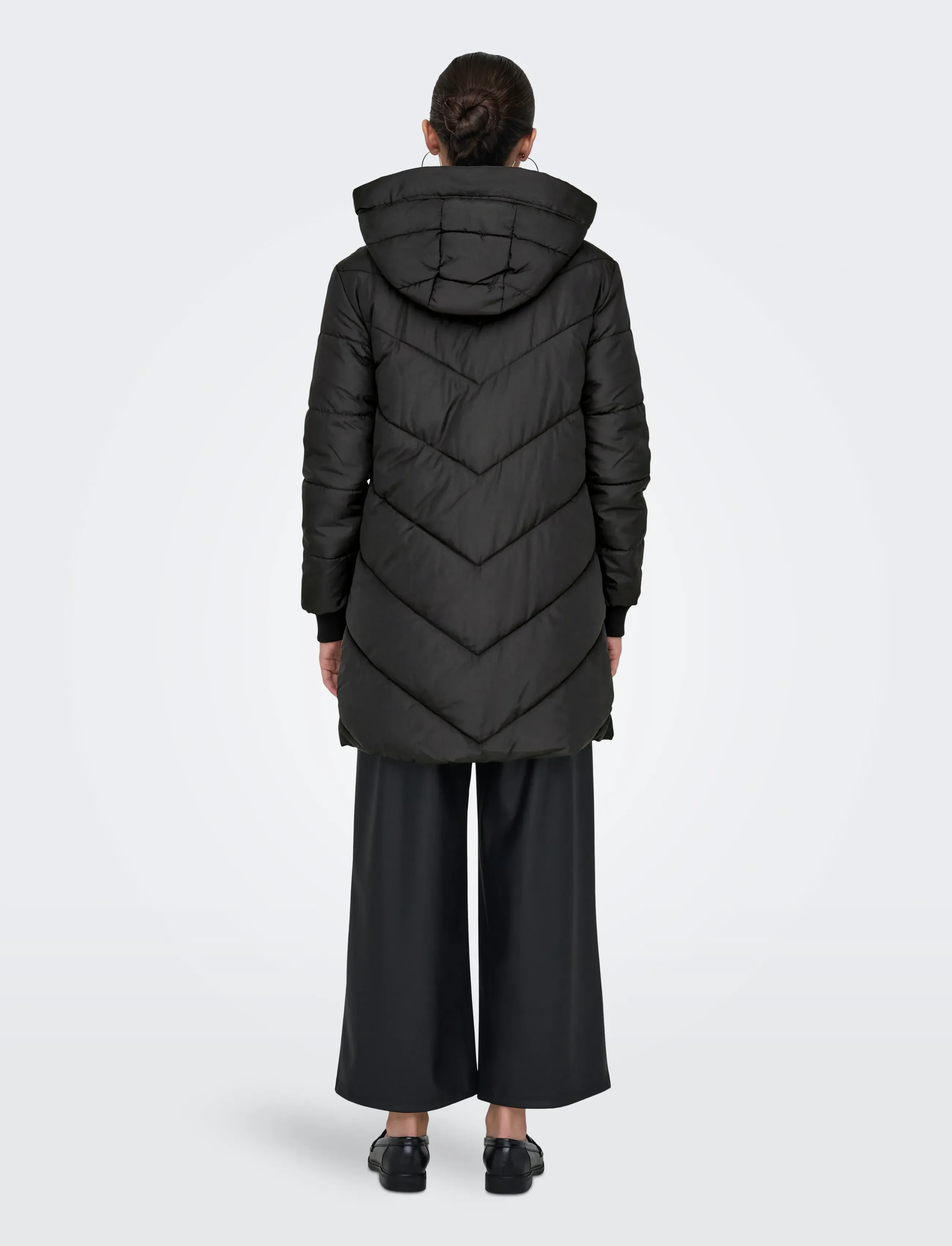 JDY - JDYSKYLAR LIFE HOOD JACKET OTW NOOS - vinterjakker - black - 3