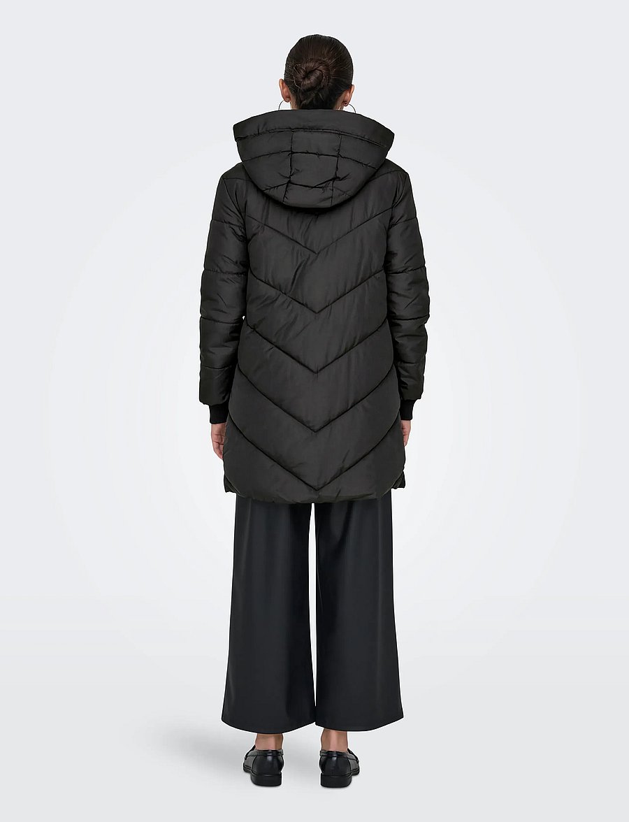 JDY - JDYSKYLAR LIFE HOOD JACKET OTW NOOS - vinterjakker - black - 3