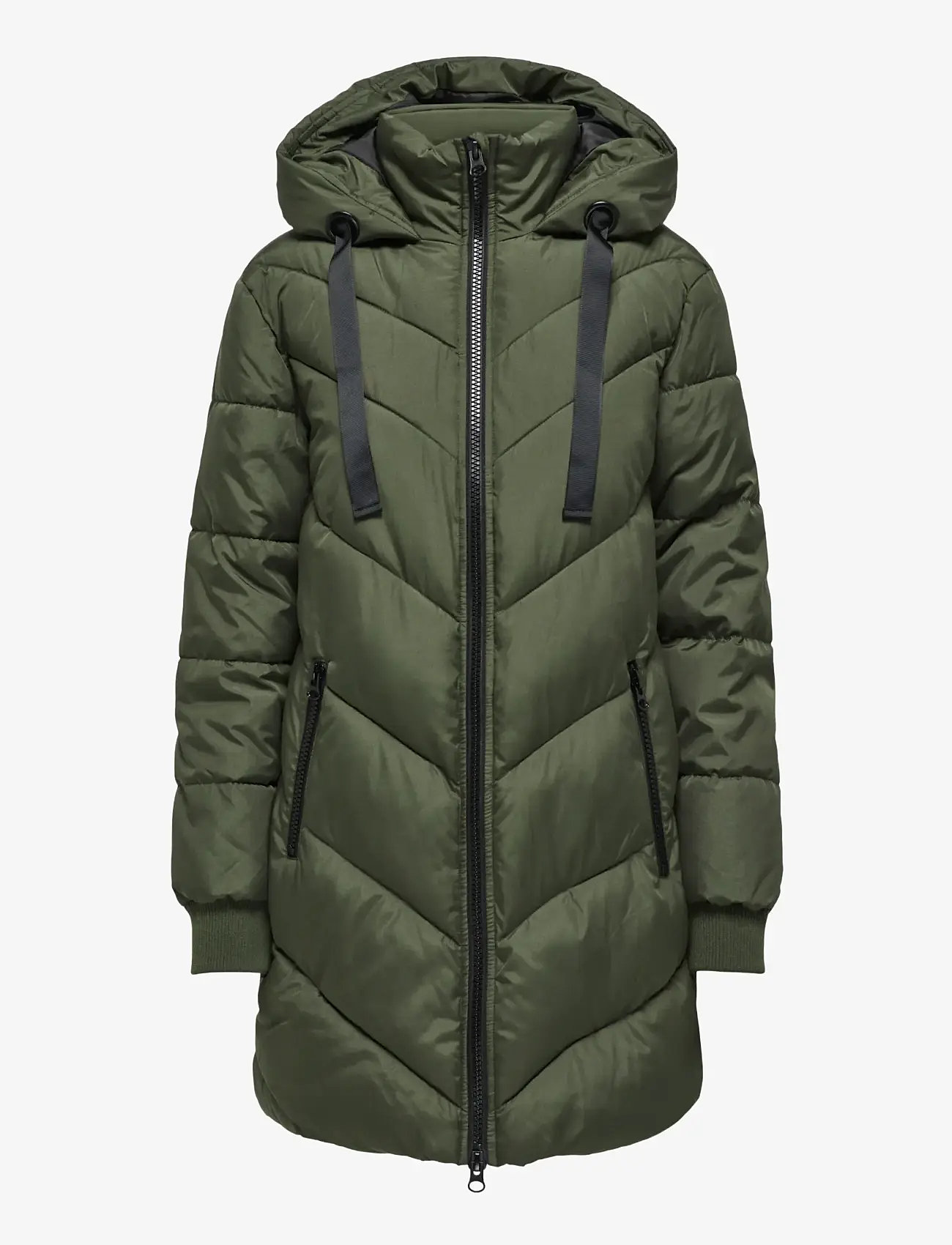 JDY - JDYSKYLAR LIFE HOOD JACKET OTW NOOS - voodriga mantlid - forest night - 1