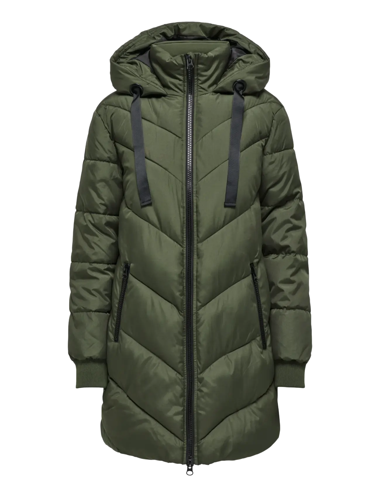 JDY JDYSKYLAR LIFE HOOD JACKET OTW NOOS - Winter Coats - FOREST NIGHT / green