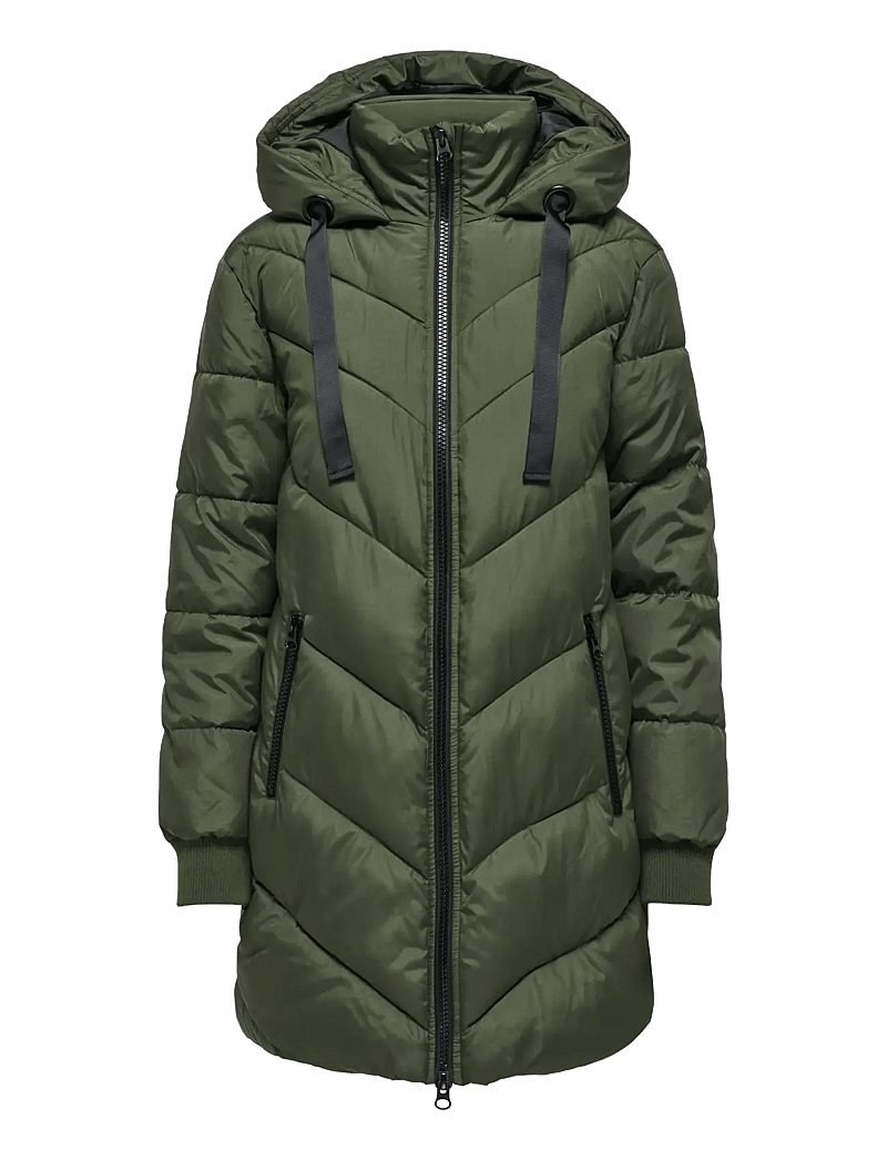 JDY - JDYSKYLAR LIFE HOOD JACKET OTW NOOS - voodriga mantlid - forest night - 1
