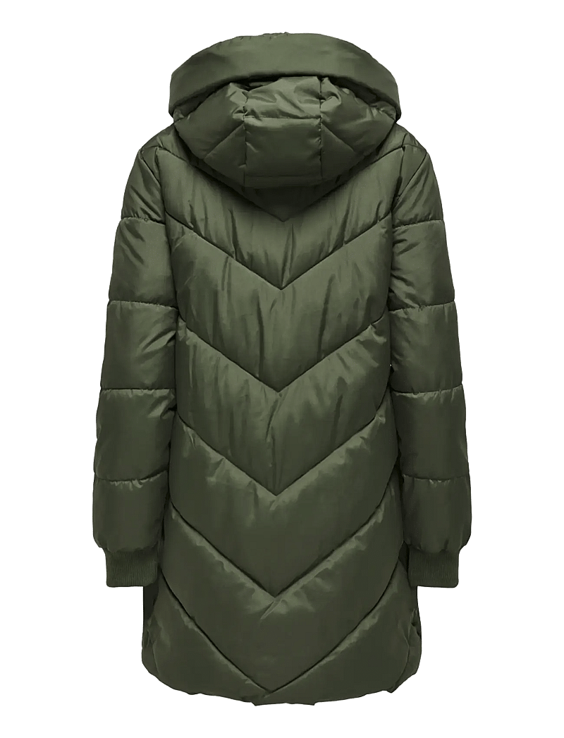 JDY - JDYSKYLAR LIFE HOOD JACKET OTW NOOS - voodriga mantlid - forest night - 2