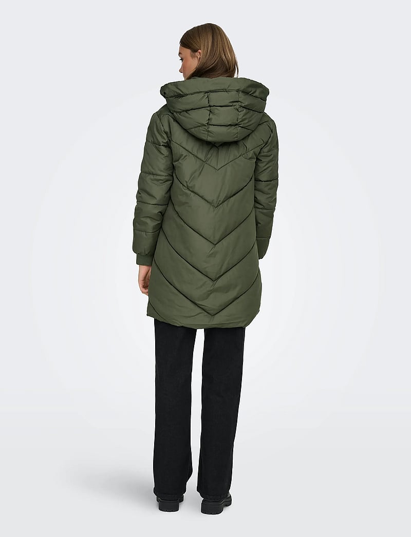 JDY - JDYSKYLAR LIFE HOOD JACKET OTW NOOS - voodriga mantlid - forest night - 3