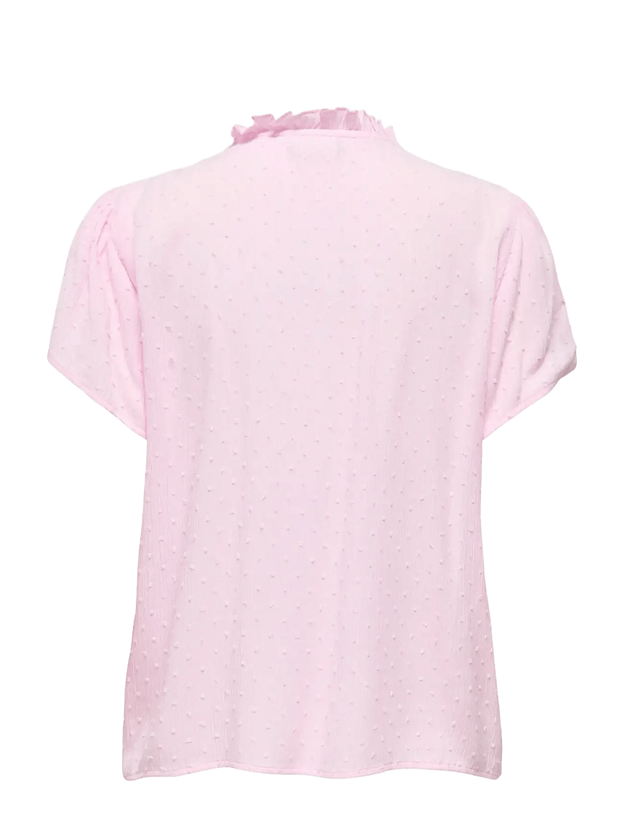 JDY - JDYLIMA LIFE S/S TOP WVN NOOS - kortärmade blusar - pink lady - 2