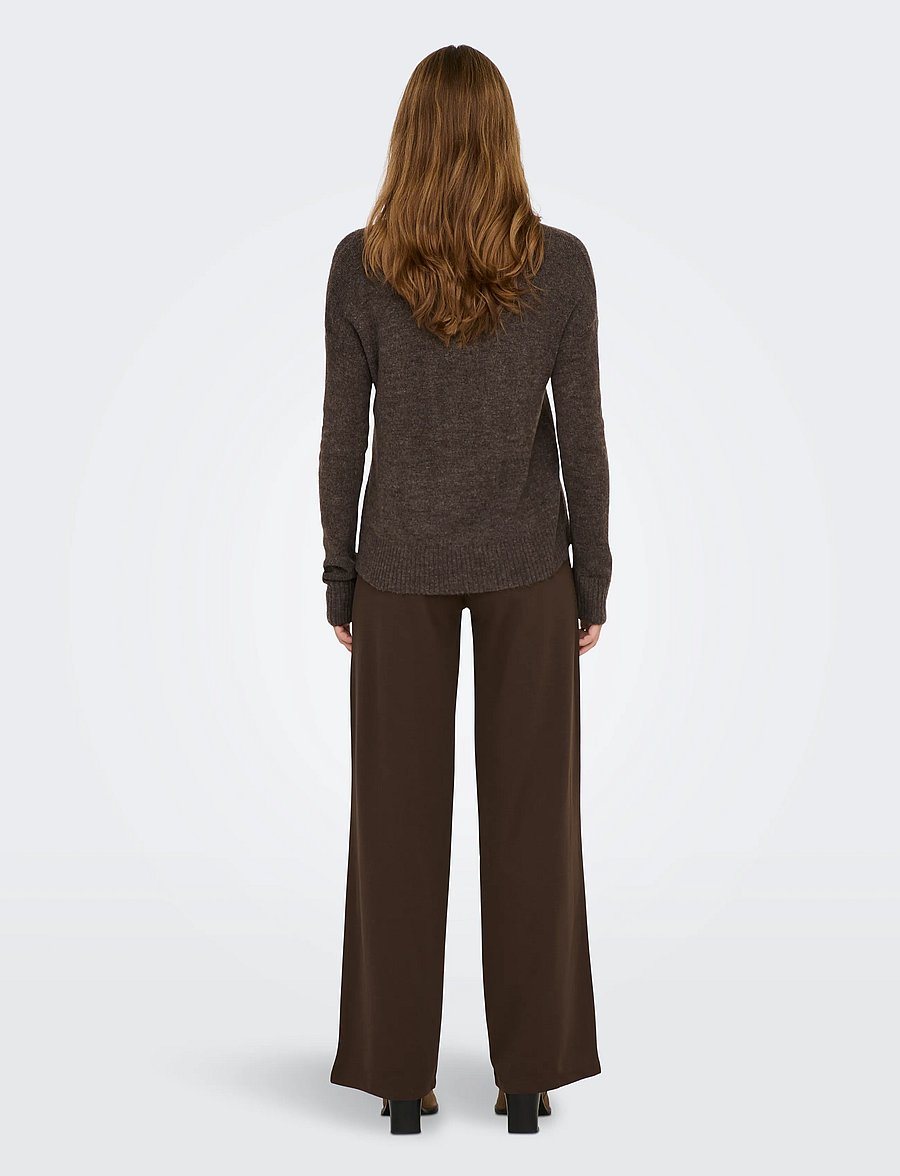 JDY - JDYELANORA L/S V-NECK PULLO. KNT NOOS - pullover - bracken - 3
