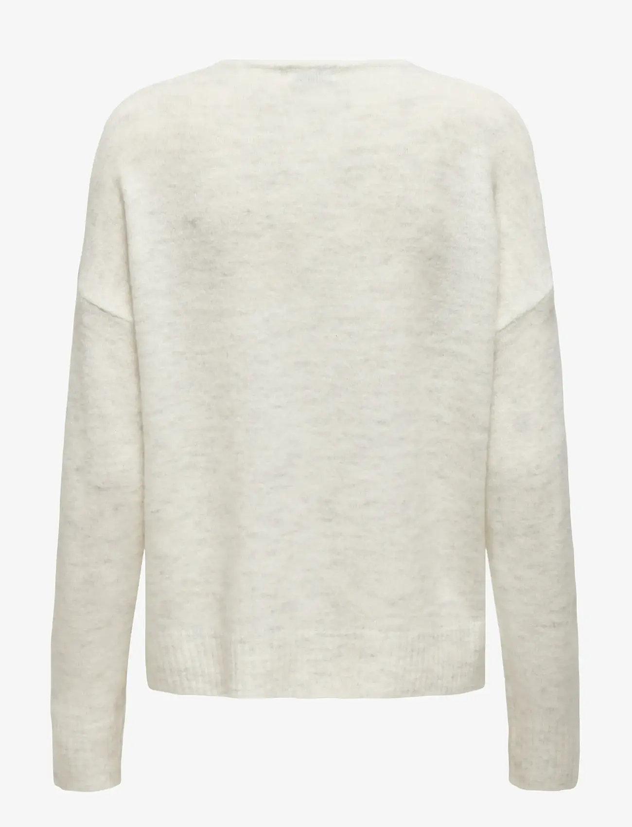 JDY - JDYELANORA L/S V-NECK PULLO. KNT NOOS - striktrøjer - cloud dancer - 2