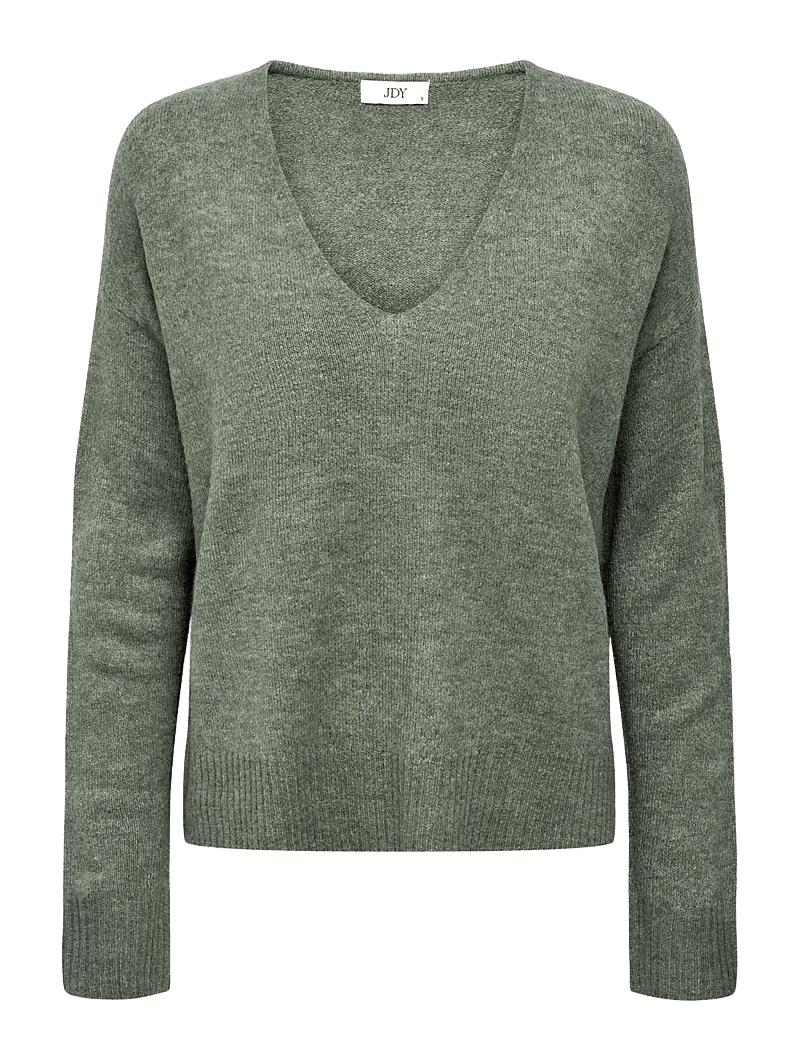 JDY - JDYELANORA L/S V-NECK PULLO. KNT NOOS - strikkegensere - kalamata - 1