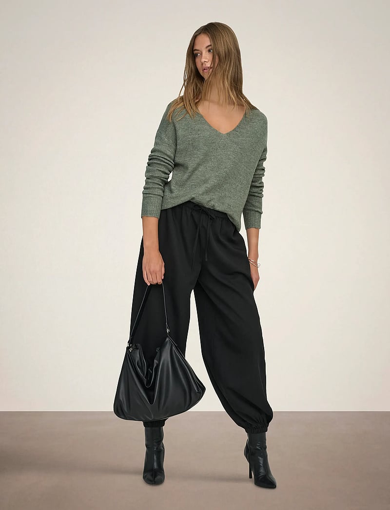 JDY - JDYELANORA L/S V-NECK PULLO. KNT NOOS - strikkegensere - kalamata - 4