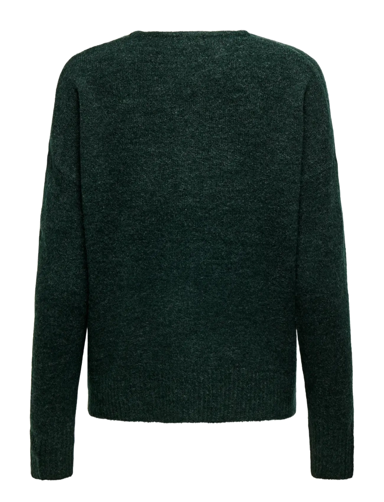 JDY - JDYELANORA L/S V-NECK PULLO. KNT NOOS - stickade tröjor - scarab - 2