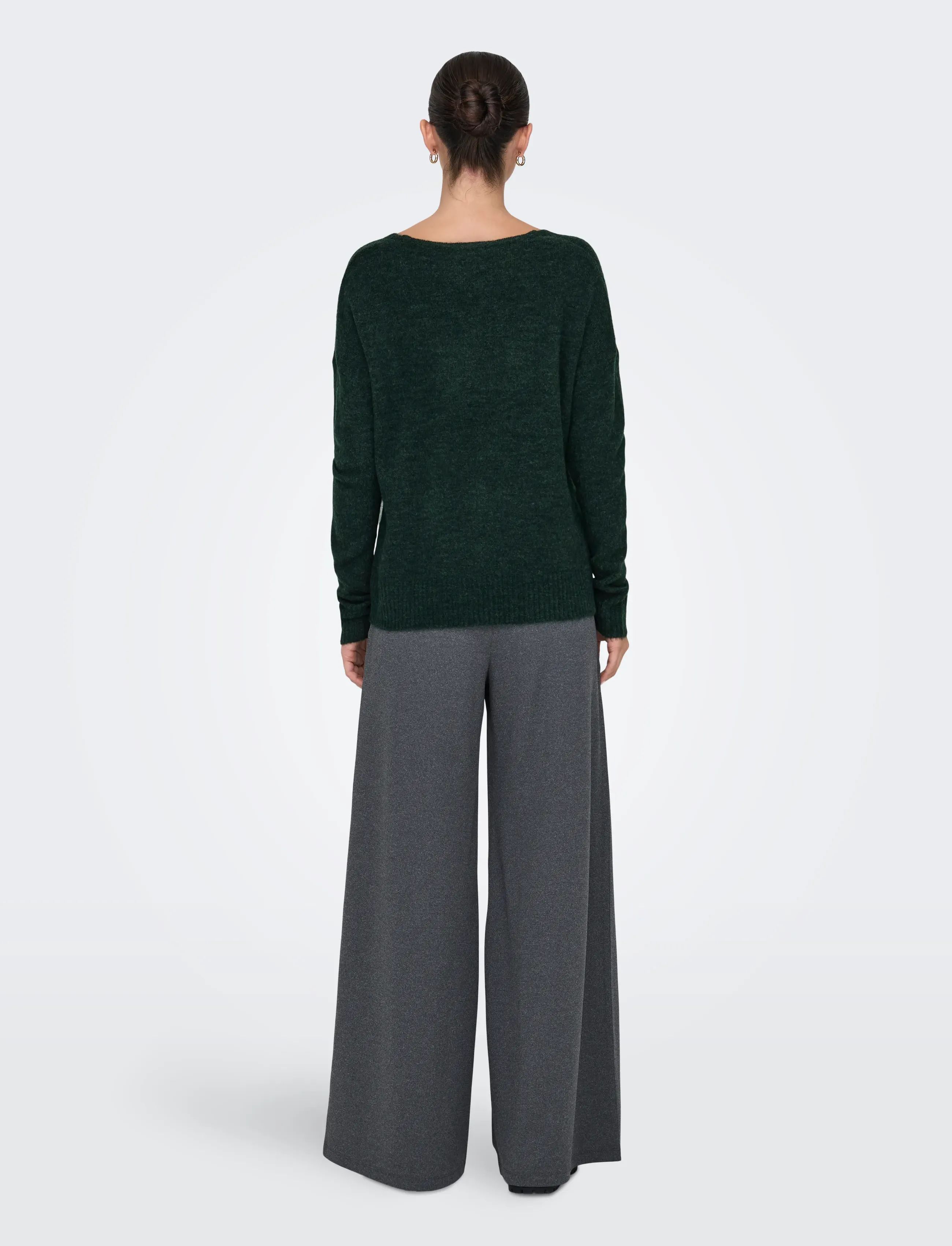 JDY Jdyelanora L/S V-Neck Pullo. Knt Noos stickade tröjor dam – bild 2