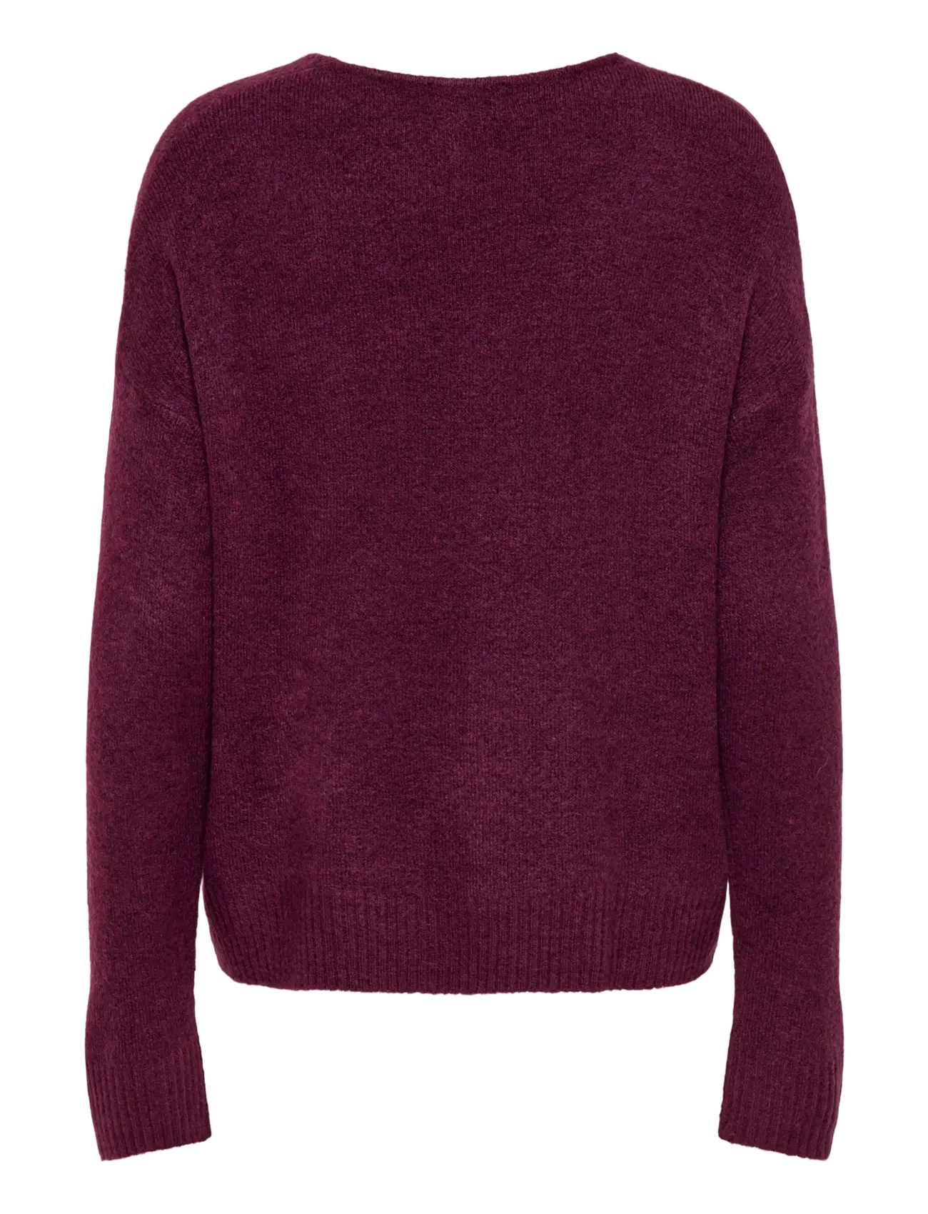 JDY - JDYELANORA L/S V-NECK PULLO. KNT NOOS - pullover - windsor wine - 2