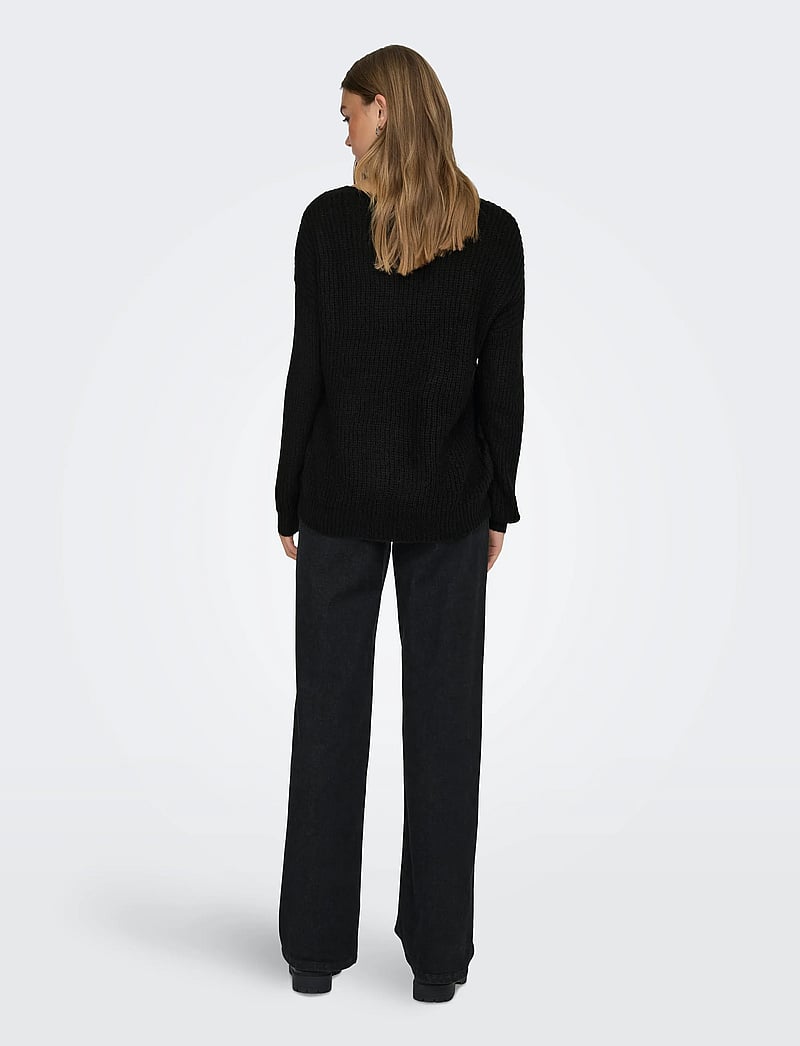 JDY - JDYNEW MEGAN L/S PULLOVER KNT NOOS - pullover - black - 3