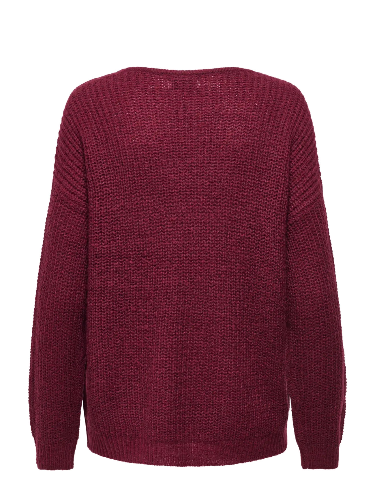JDY - JDYNEW MEGAN L/S PULLOVER KNT NOOS - pullover - cabernet - 2