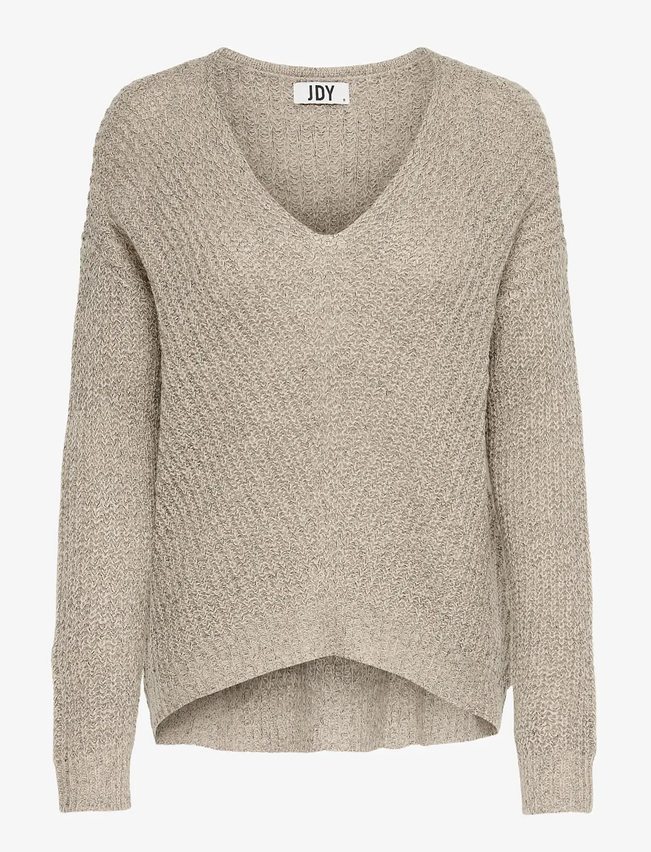JDY - JDYNEW MEGAN L/S PULLOVER KNT NOOS - sviitrid - cement - 1