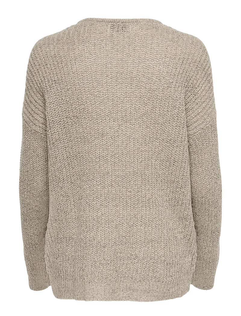 JDY - JDYNEW MEGAN L/S PULLOVER KNT NOOS - pullover - cement - 2