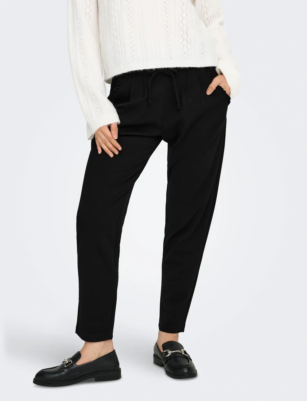 JDY - JDYCATIA LIFE NEW ANCLE PANT JRS NOOS - slim fit bukser - black - 0