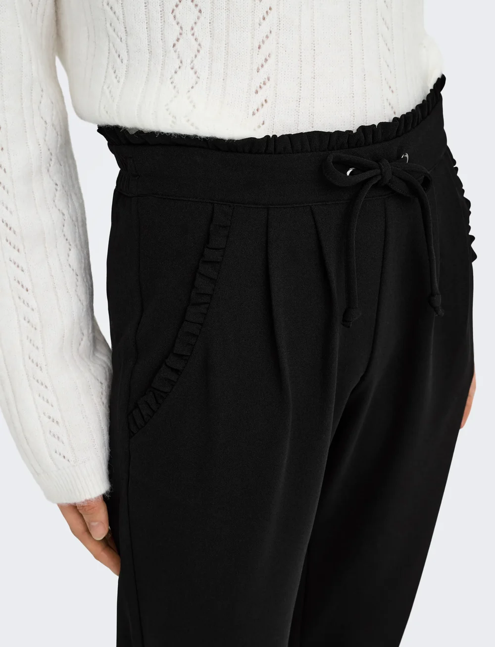 JDY - JDYCATIA LIFE NEW ANCLE PANT JRS NOOS - slim fit bukser - black - 4