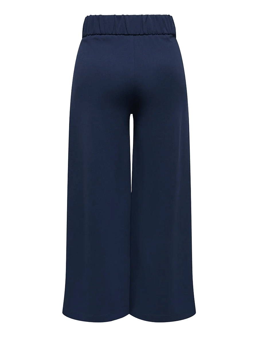 JDY - JDYGEGGO LIFE NEW ANCLE PANTS JRS NOOS - bukser med brede ben - black iris - 2