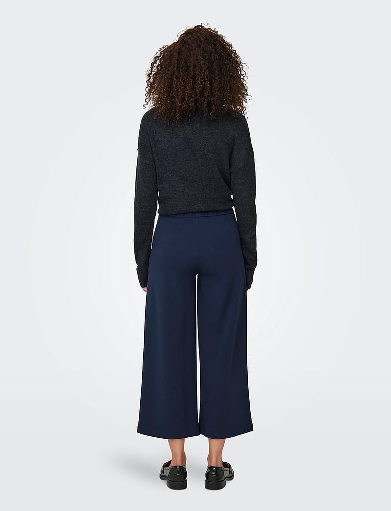 JDY - JDYGEGGO LIFE NEW ANCLE PANTS JRS NOOS - culottes - black iris - 3