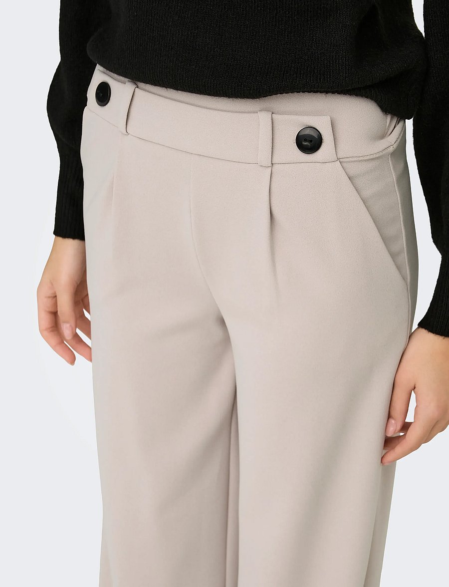 JDY - JDYGEGGO LIFE NEW LONG PANT JRS NOOS - anzugshosen - chateau gray - 4