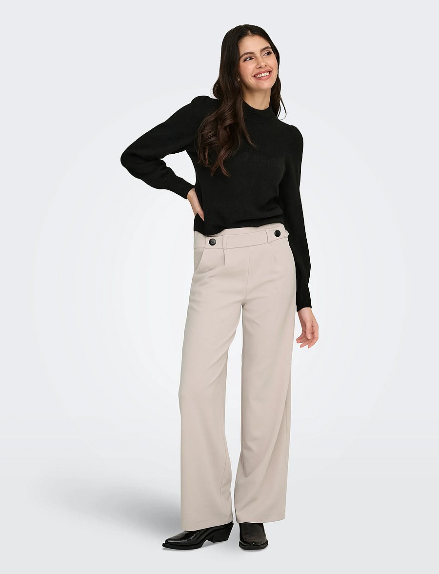 JDY - JDYGEGGO LIFE NEW LONG PANT JRS NOOS - anzugshosen - chateau gray - 5