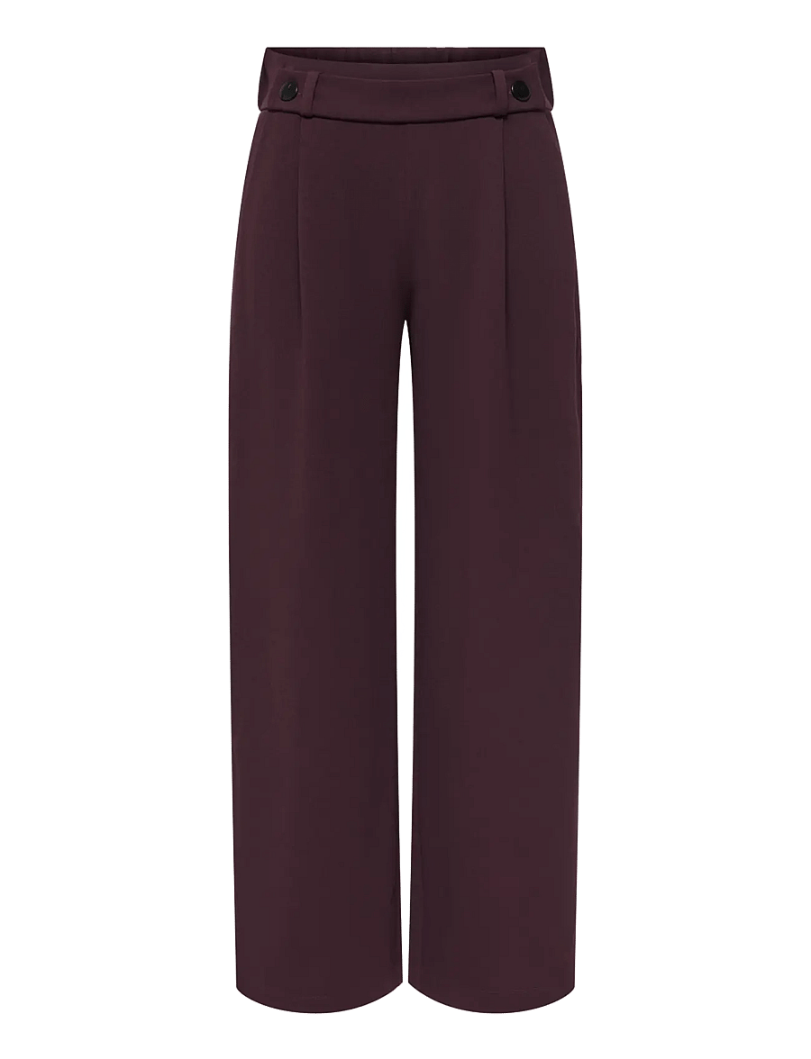 JDY - JDYGEGGO LIFE NEW LONG PANT JRS NOOS - habitbukser - chocolate plum - 1