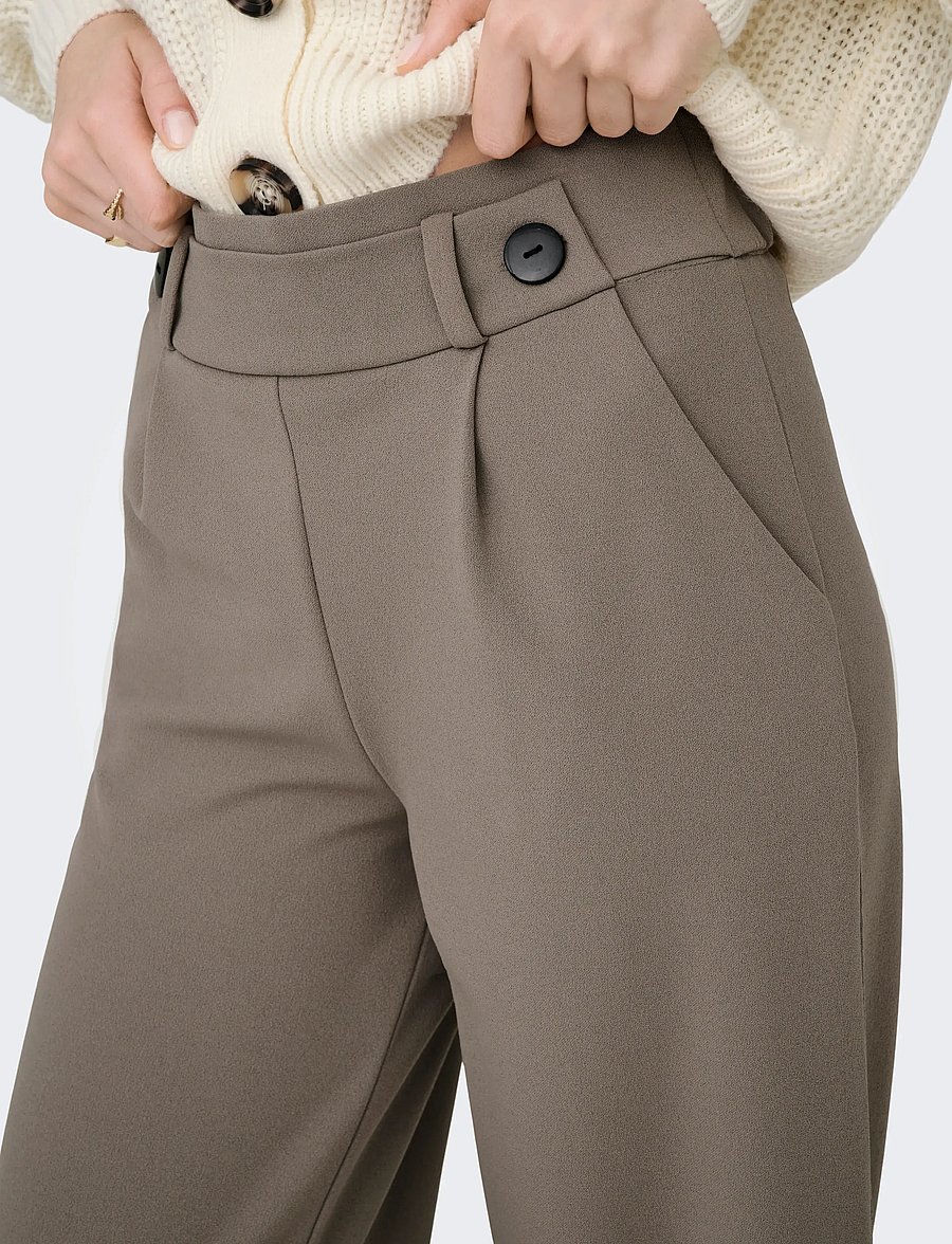 JDY - JDYGEGGO LIFE NEW LONG PANT JRS NOOS - anzugshosen - driftwood - 4