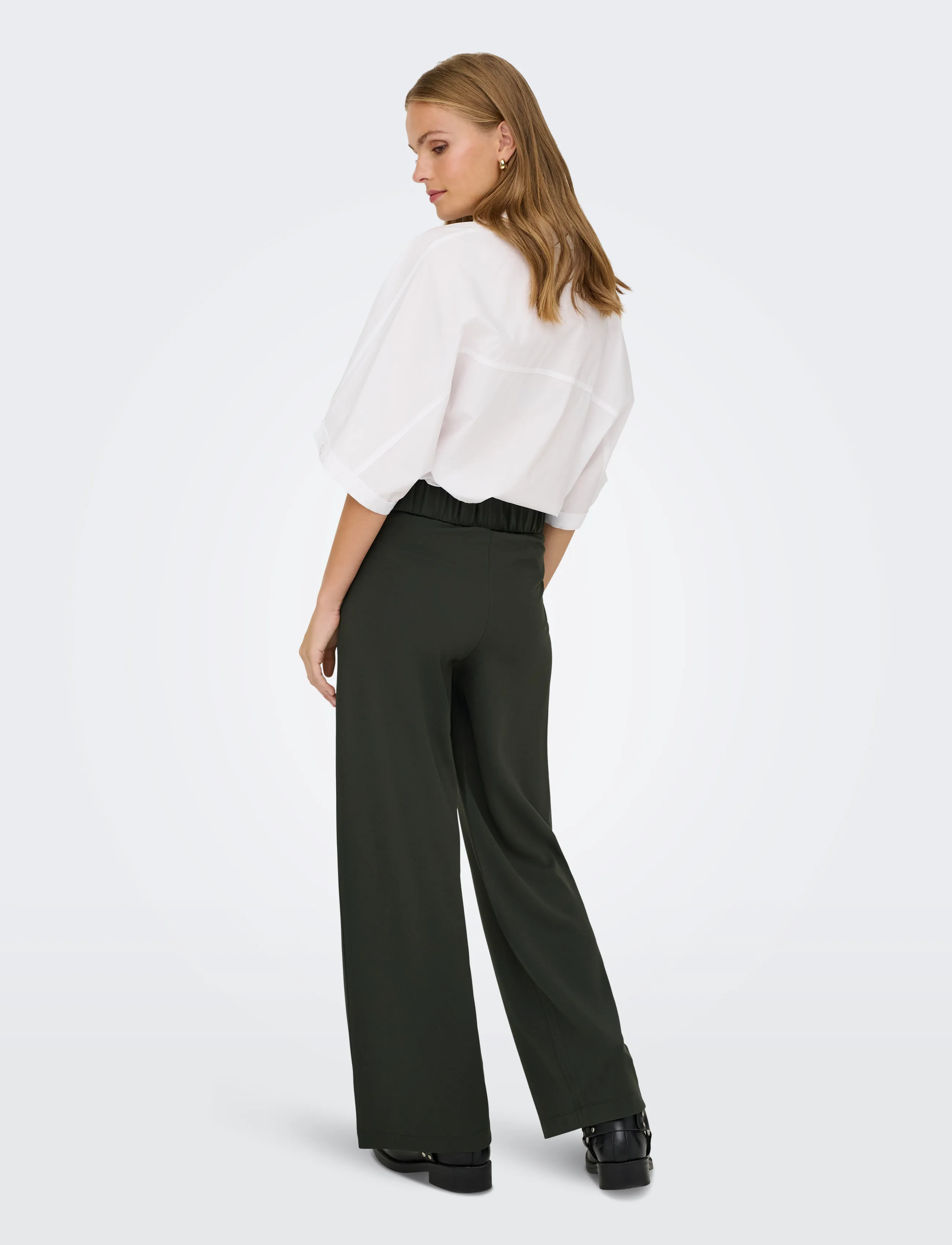JDY - JDYGEGGO LIFE NEW LONG PANT JRS NOOS - party wear at outlet prices - peat - 3