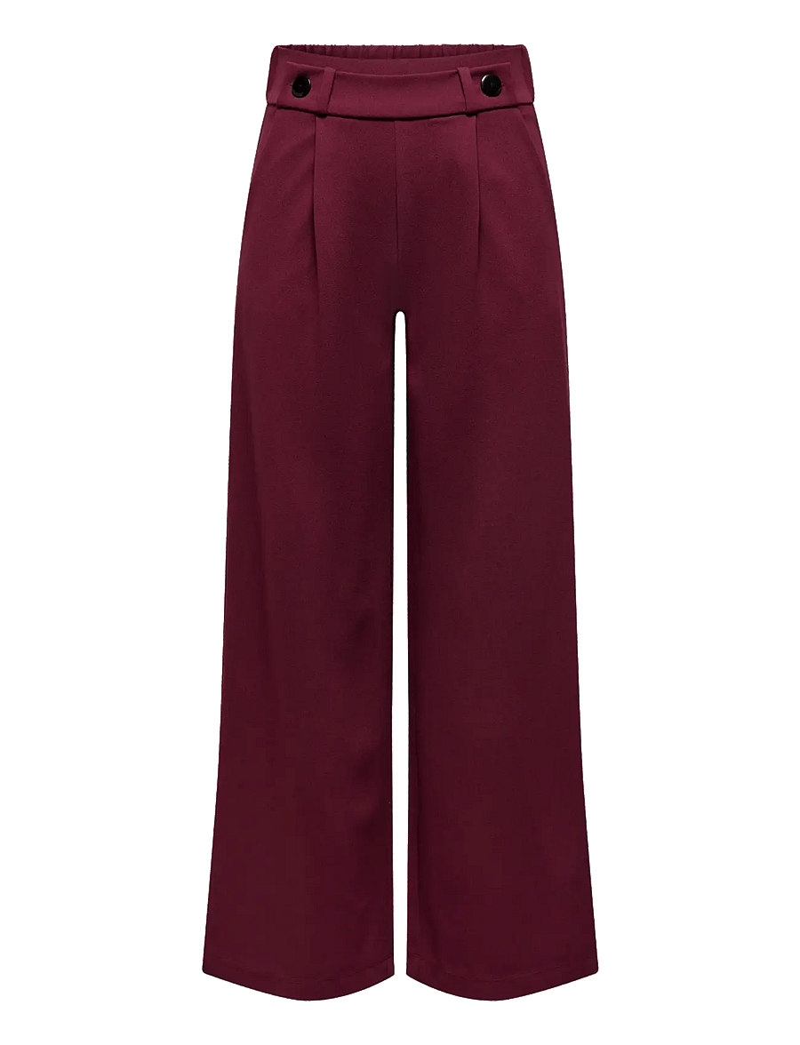 JDY - JDYGEGGO LIFE NEW LONG PANT JRS NOOS - anzugshosen - windsor wine - 1
