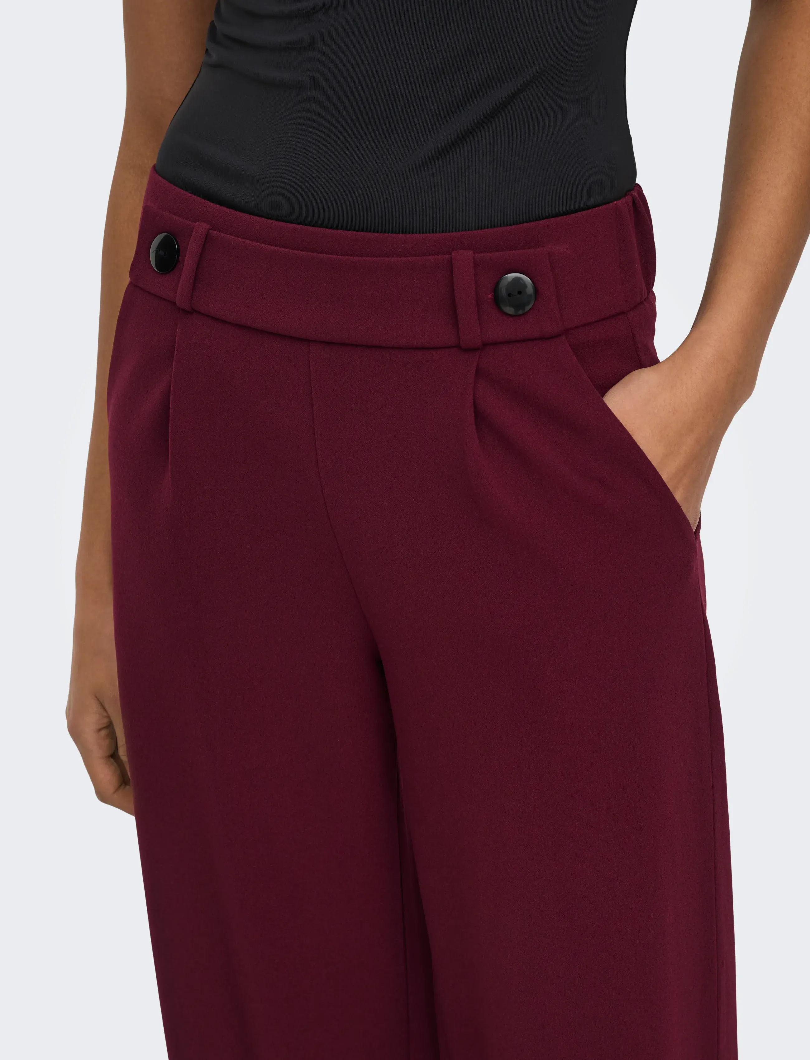 JDY - JDYGEGGO LIFE NEW LONG PANT JRS NOOS - habitbukser - windsor wine - 5