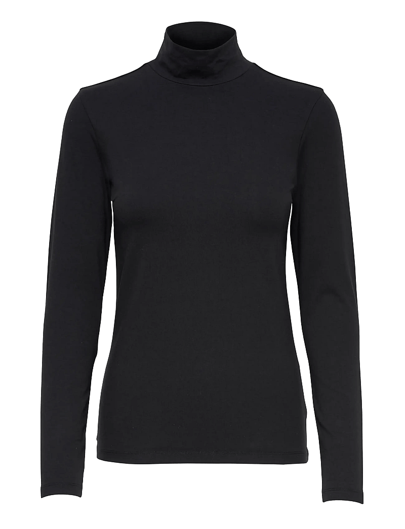 JDY - JDYAVA NEW TURTLENECK TOP JRS NOOS - langärmlige tops - black - 1