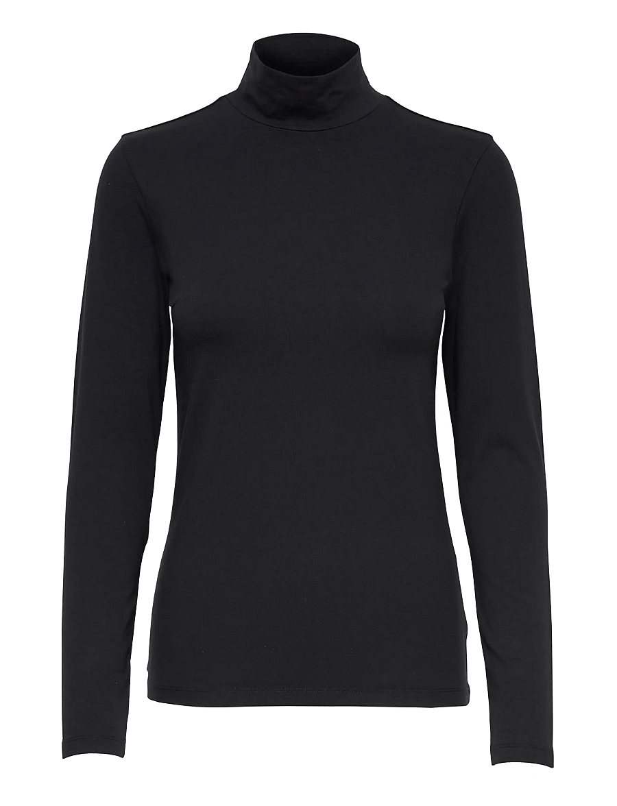 JDY - JDYAVA NEW TURTLENECK TOP JRS NOOS - langærmede toppe - black - 1