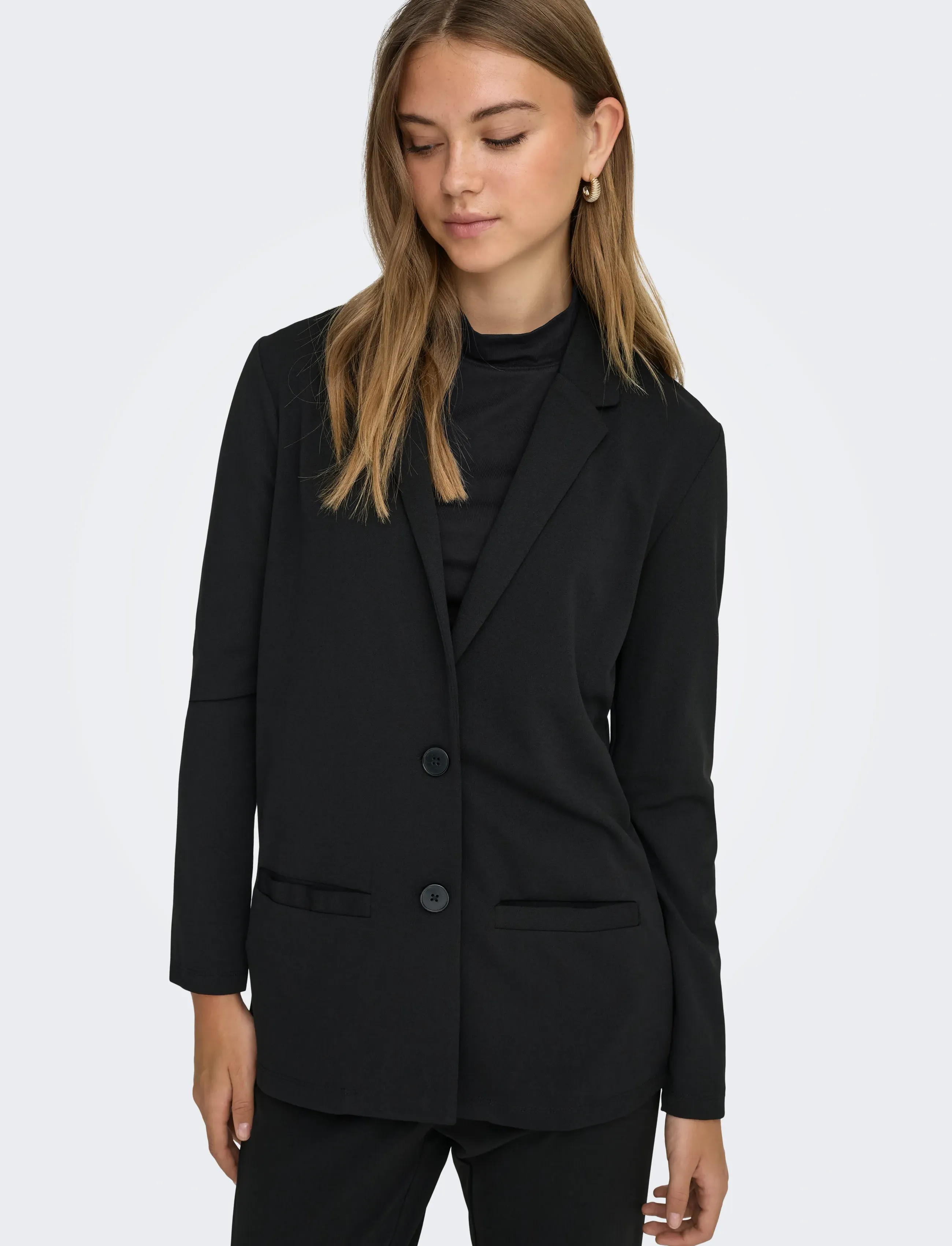 JDY - JDYAVA NEW TURTLENECK TOP JRS NOOS - langærmede toppe - black - 5