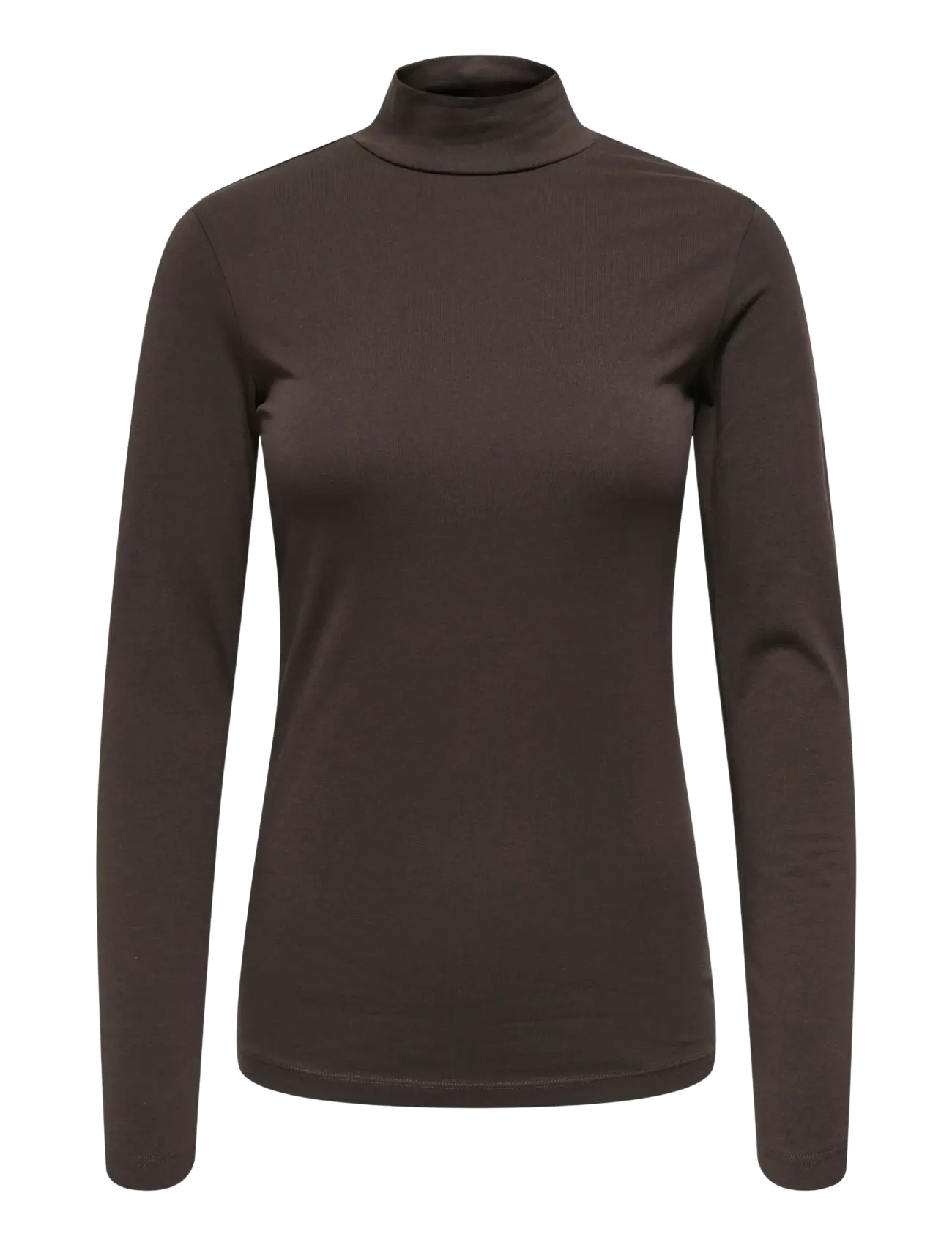 JDYAVA NEW TURTLENECK TOP JRS NOOS - CHOCOLATE TORTE