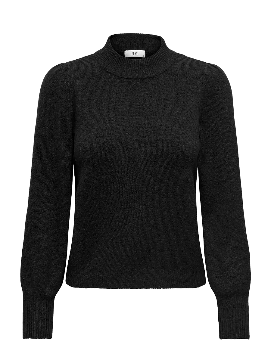 JDY - JDYRUE LIFE L/S PULLOVER KNT NOOS - stickade tröjor - black - 1