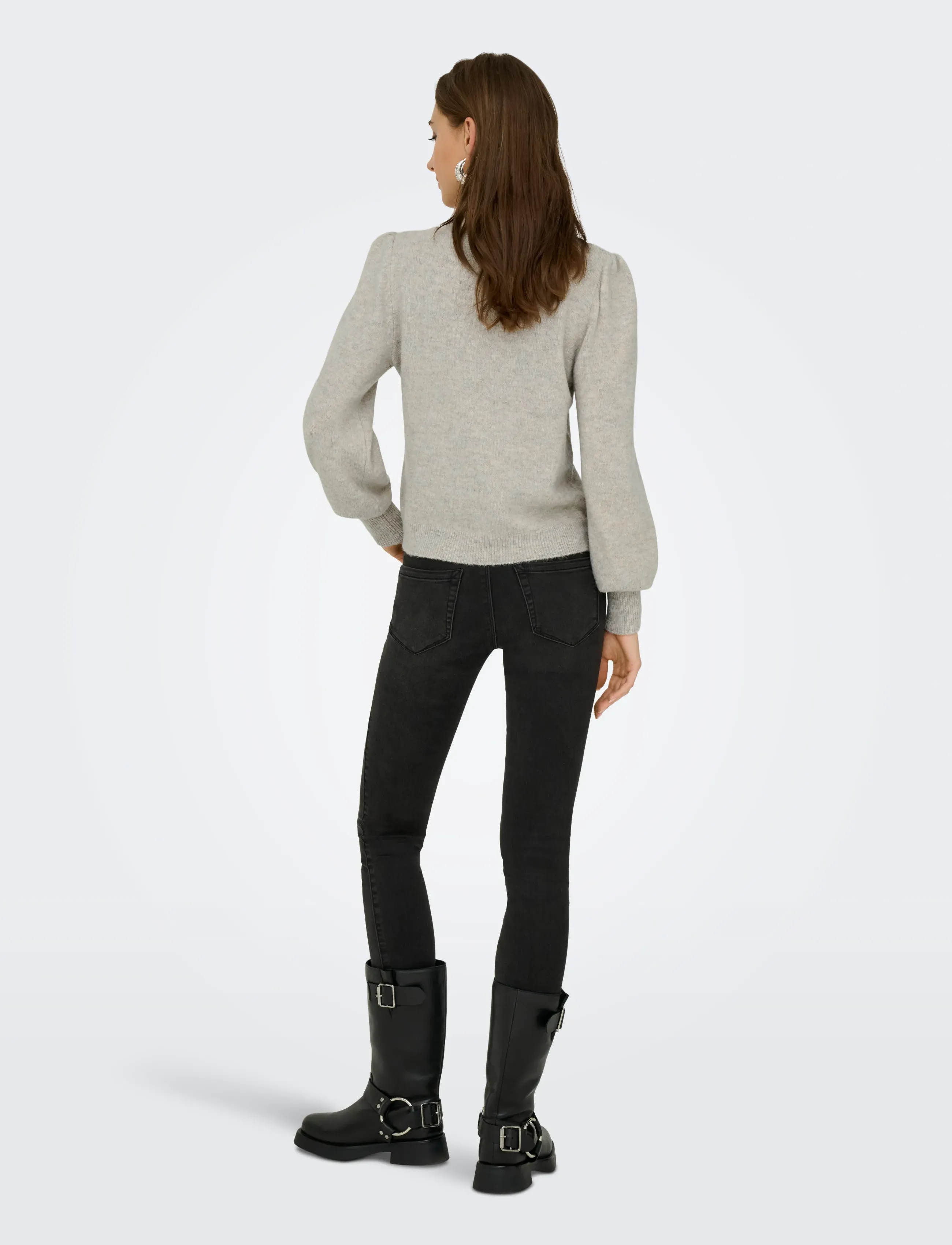 JDY - JDYRUE LIFE L/S PULLOVER KNT NOOS - chateau gray - 3